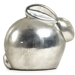 Sculpture d'animal en métal haut de gamme, style moderne, pour salon, figurine artistique en métal, style luxueux, sculpture polie moderne. - Product Image 3