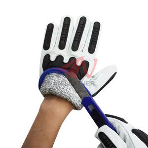Guantes de Trabajo de Cuero con TPR Resistentes a Impactos, con Mayor Seguridad y Comodidad para Trabajos Laborales - Product Image 2