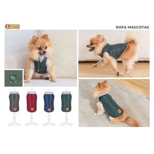 Impermeable grueso con cuello alto para mascotas, abrigo para perros, ropa exterior resistente al agua, talla pequeña - Product Image 1