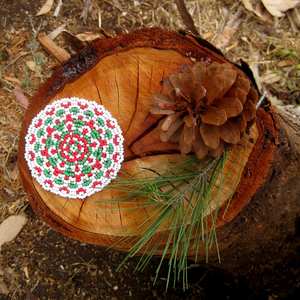 Handmade Bohemian Pearl Beaded Cup Coaster Eco-Friendly Reusable Polyester Cotton Round Coaster - Product Image 2