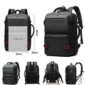 Mochila Expandible Impermeable para Portátil Oxford, con Cierre Antirrobo, para Viajes de Negocios, Gran Capacidad, para Computadoras de 15.6 Pulgadas - Product Image 6