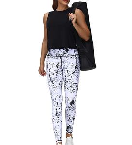 Pantalones de yoga lisos con bolsillos |   Leggings de Cintura Alta para Mujer, Control de Abdomen, Transpirables, Resistentes al Viento, Ecológicos y de Secado Rápido - Product Image 5