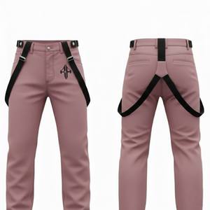 Pantalones de Esquí para Hombre de Alta Calidad, 100% Poliéster, Material Impermeable, Tinte Liso, Cierre de Gancho y Bucle, Personalizados RIVIAN ATLANTIC 240g - Product Image 6