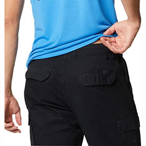 Pantalon cargo décontracté pour homme, coupe droite, brodé, tissu 100% coton, imperméable, design écologique, format multi-poches large - Product Image 6