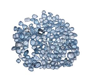 Lote de Piedras Preciosas Sueltas de Topacio Azul Cielo Natural, Corte Mixto, 5-12*16 MM, 50 CT, Topacio Azul Cielo para Joyería - Product Image 5