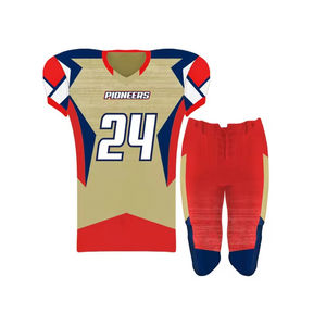 Camisetas de Fútbol Americano Blancas en Oferta, Nueva Llegada, Uniformes Personalizados de Fútbol Americano para Jóvenes, Conjuntos de Camisetas al por Mayor - Product Image 1