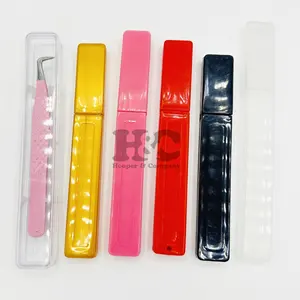 도매 포장 핀셋 플라스틱 튜브 라운드 튜브 속눈썹 상자 거짓 속눈썹 사용자 정의 색상 속눈썹 상자 맞춤형 튜브 포장