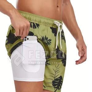 Traje de Baño Ligero de Secado Rápido para Verano con Cintura Ajustable, Shorts de Playa Casuales para Hombre - Product Image 6