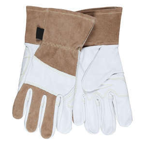Guantes de Soldadura TIG de Piel de Cabra, Guantes de Protección Personal Resistentes para Construcción - Product Image 4