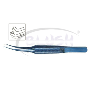 Pinzas Corneales Dentadas Colibri 0.1mm 90 °   Instrumento Quirúrgico Oftálmico de Titanio para Córnea de Blush Surgical - Product Image 1