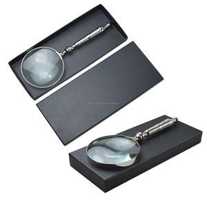 Kính Lúp Bạc Sang Trọng Có Thiết Kế Cao Và Kính Lúp Trang Trí Hoàn Thiện Mạ Cho Sách Đọc Bản Đồ Thiết Kế Hướng Dẫn - Product Image 3