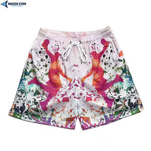 Shorts de sport décontractés pour hommes en maille respirante à séchage rapide, imprimés par sublimation, écologiques, pour fitness et jogging - Product Image 6
