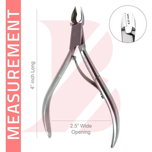 Coupe-cuticules professionnel en acier inoxydable, outil de manucure de qualité supérieure, emballage en boîte en papier écologique 2026 - Product Image 3