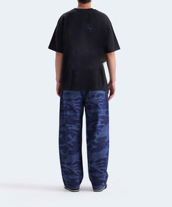 T-shirt personnalisé 300 g/m² pour homme, noir, lourd, 100 % coton, unisexe, vierge, pour impression, coupe oversize - Product Image 2
