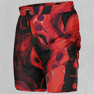 Pantalones Cortos Casuales para Hombre OEM/ODM, 100% Poliéster, Cintura Alta con Cordón, Diseño Sólido Sublimado, Transpirables, de Secado Rápido, con 2 Bolsillos Laterales - Product Image 6