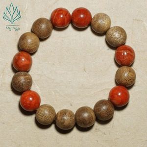 กำไลข้อมือไม้กฤษณาเวียดนาม ODM สุดฮิต รุ่น AL-SD-0064-12 สำหรับใช้ในชีวิตประจำวัน เพื่อความสงบ พร้อมลูกปัดปะการังสีแดง 6 เม็ด และลูกปัดไม้กฤษณาธรรมชาติ 11 เม็ด - Product Image 4
