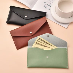 Smart Budget Leather Wallet Handy Long Envelope Money Pouch Clutch Box Elegant Coin Purse <b>Dedicated</b> <b>Card</b> Holder for Cash - Product Image 1