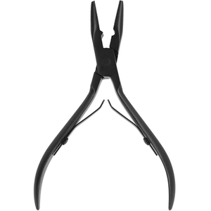 Professional Hair Extension <b>Beading</b> Tool Kit High-Quality Gold Pliers with <b>Needle</b> & Elegant Leather Pouch for Hair Styling - Product Image 6