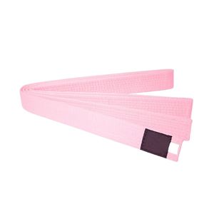 Cinturón Rosa de BJJ con Pestaña Negra de Algodón, Cinturón de Graduación de Jiu Jitsu con Costuras Reforzadas, Cinturón Profesional de Ranking de BJJ - Product Image 2