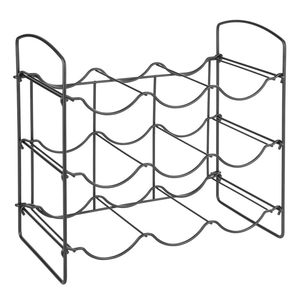 Metal Water Bottle Rack Storage Organizer for Kitchen Countertops Home Cabinet Pantry Bottle Holder Stand - Product Image 1