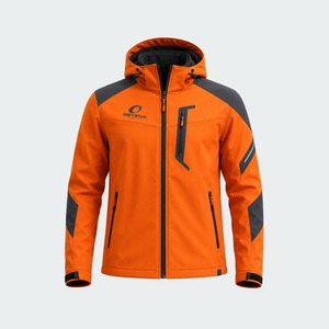 Chaqueta Softshell Transpirable de Alta Calidad para Hombre, Cierre de Cremallera Impermeable, Ligera, Precio Razonable, Chaqueta de Venta Caliente - Product Image 4