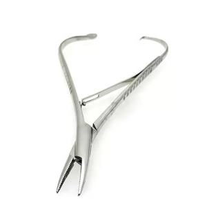 Dental Mathieu Needle Holder Pliers Stainless Steel 14cm Forceps Orthodontic Tweezer Dentist Surgical Instrument Equipment - Product Image 1