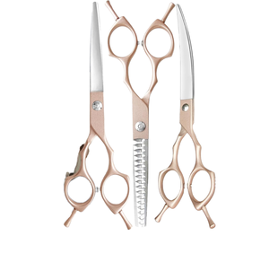 กรรไกรตัดขนสุนัข สแตนเลส ชุดกรรไกรตัดขนสัตว์เลี้ยงสำหรับสุนัขและแมว - Product Image 1