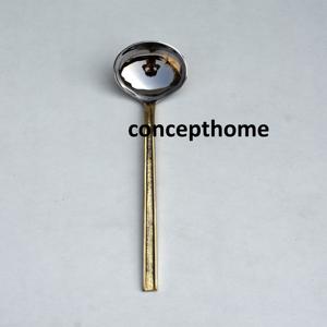 Cuillère de luxe en acier inoxydable argenté, finition miroir, pour mariage, fête, hôtel, vente en gros - Product Image 1