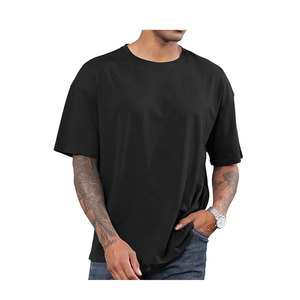 Camisetas de moda para hombre, extragrandes, para entrenamiento, de manga corta, ligeras, con cuello redondo. - Product Image 1