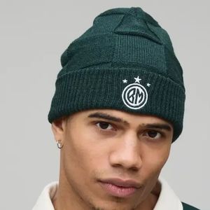 Gorro de Punto Jacquard Unisex con Diseño Jacquard 3D Bordado en el Lateral, Estilo Personal, Moda Urbana, Disponible para Todos - Product Image 5