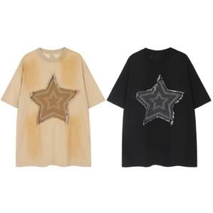 Camisetas Lisas para Hombre con Impresión Serigráfica, DTF, DTG, Impresión Puff, Efecto Desgastado, Apliques de Chenille, Bordado y Lavado Ácido - Múltiples Técnicas - Product Image 1