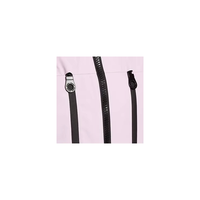 Combinaison de ski imperméable rose pour femme, à capuche, 2 pièces, veste et pantalon, isolation synthétique, vêtements d'hiver pour adultes