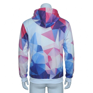 Sweat à capuche personnalisé pour l'hiver, broderie par sublimation, impression intégrale 3D, teinture unie, 100% polyester polaire, streetwear, anti-rides, séchage rapide - Product Image 2