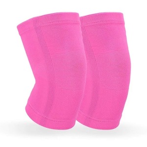 Genouillère tricotée respirante à compression, manchon de soutien et de protection toutes saisons, fermeture à enfiler - Product Image 1