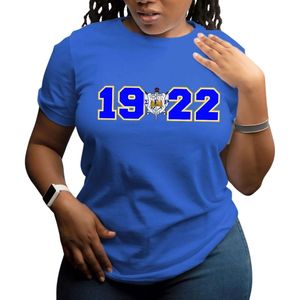 เสื้อยืดลายตราประจำปี Sigma Gamma Rho แขนสั้น คอกลม ผ้าฝ้าย พิมพ์ลายกราฟิก เสื้อยืดลำลองสำหรับชมรมนักศึกษา เสื้อแฟชั่น สามารถสั่งทำโลโก้ได้ - Product Image 1