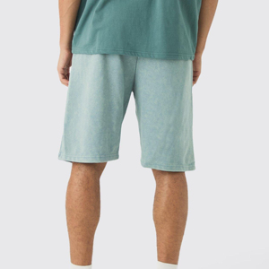 Nouvelle Arrivée Promotionnelle : Short Homme Uni Délavé à l'Acide, Respirant, Décontracté, Faible MOQ - Product Image 2