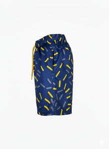 Shorts de sport pour homme style streetwear en maille/polyester respirant à séchage rapide avec poches élastiques à la taille pour le basketball et la gym - Product Image 6