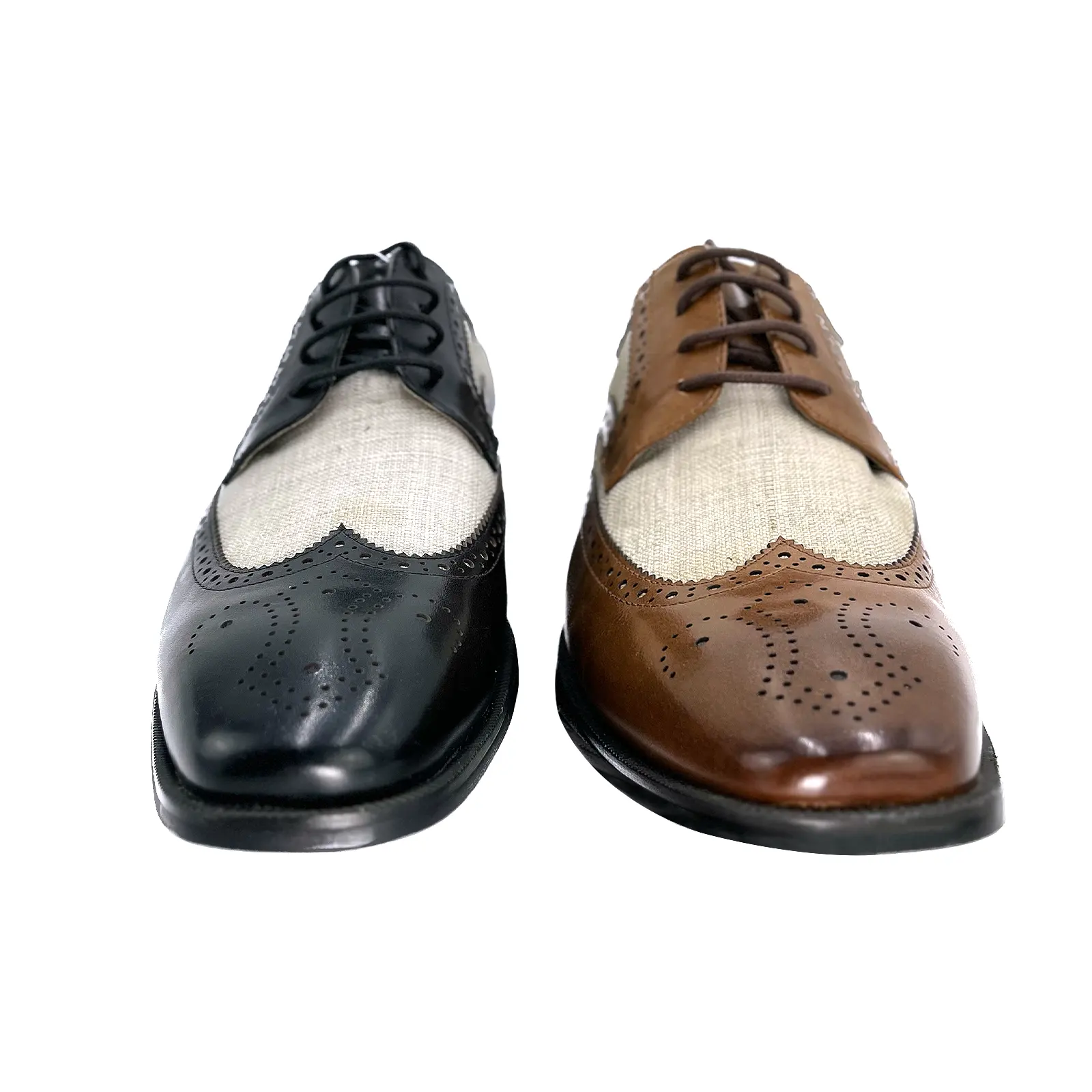 Fashionable Genuine Baby Buffalo Leather Men Formal Shoes