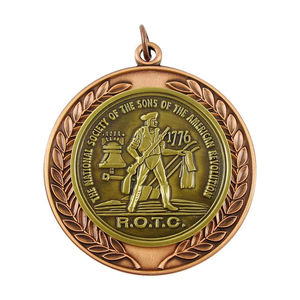 Médaille vierge en métal pour récompenses sportives personnalisées, antique, vintage, gravée, embossée, fiable, polie, lisse, <span class=keywords><strong>prix</strong></span> de gros - Product Image 6