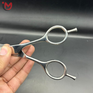 Professional Stainless Steel <b>Thinning</b> Scissors 54 Teeth Blunt Tip Short Handle Right Handed Hair Salon Grooming Shears - Product Image 3