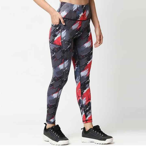 Leggings de sport pour femmes, taille mi-haute, coupe ajustée, unis, respirants, tricotés, séchage rapide, sans coutures, vente en gros - Product Image 3