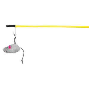 50 cm <b>Toy</b> Wand with Plush Mouse <b>Interactive</b> and <b>Movement</b> <b>Pet</b> <b>Toy</b> - Product Image 1