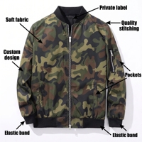 Blouson Bomber Homme OEM, Veste de Baseball Sportive, Vêtement de Travail Décontracté, Coupe-Vent Léger Printemps-Automne, Manteau d'Extérieur Tendance