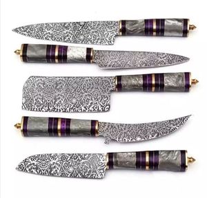 Couteau de chasse Bowie de haute qualité en acier inoxydable Stigma, manche en bois, étui en cuir, lame à pointe fixe, couteau d'extérieur - Product Image 3
