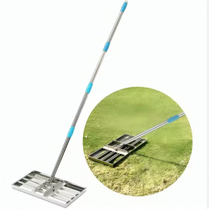 Râteau Niveleur de Pelouse Robuste avec Barre de Connexion Rapide, Acier Thermolaqué, Outil de Nivellement de Pelouse de Jardin, OEM - Product Image 3