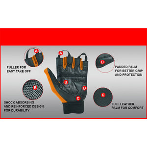 Gants de fitness en néoprène personnalisés pour la musculation, la gym et les sports de plein air, respirants et légers, vente en gros - Product Image 5