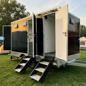 Remolque de Baños Públicos Portátiles ACB VIP con Acero Galvanizado y Características Ecológicas para Eventos al Aire Libre y Parques - Product Image 1