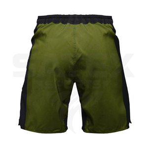 Pantalones Cortos de MMA Unisex, Diseño Personalizado, Impresión Sublimada, Elásticos, 100% Poliéster, para Entrenamiento en Gimnasio, Grappling, para Principiantes, con Logotipo Personalizado - Product Image 2
