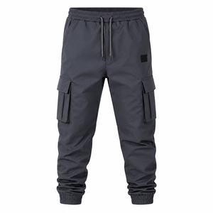 Nuevos Pantalones Cargo Deportivos Casuales para Hombre, Cintura Media, Corte Holgado, Estilo Veraniego, Rectos, con Múltiples Bolsillos, Botones, Impermeables - Product Image 1