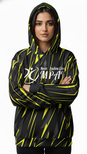 เสื้อฮู้ดดี้โอเวอร์ไซส์สไตล์โมเดิร์นสำหรับทุกเพศ พร้อมลายพิมพ์แบบซับลิเมชั่นเนื้อเนียน สำหรับคอลเลคชั่นสตรีทแวร์ลำลอง - Product Image 4